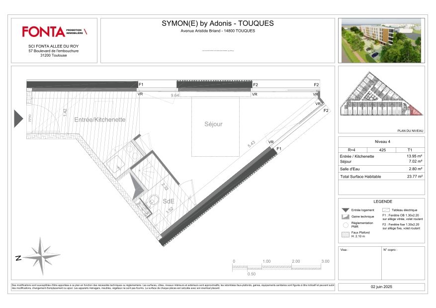 Plan du lot 425