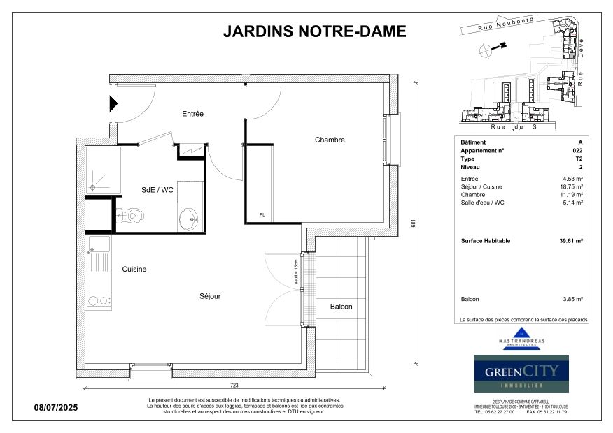 JARDINS NOTRE DAME - T2