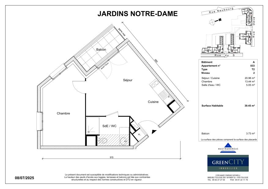 JARDINS NOTRE DAME - T2