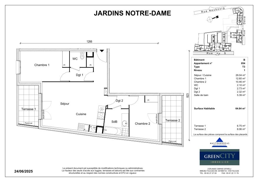 JARDINS NOTRE DAME - T3
