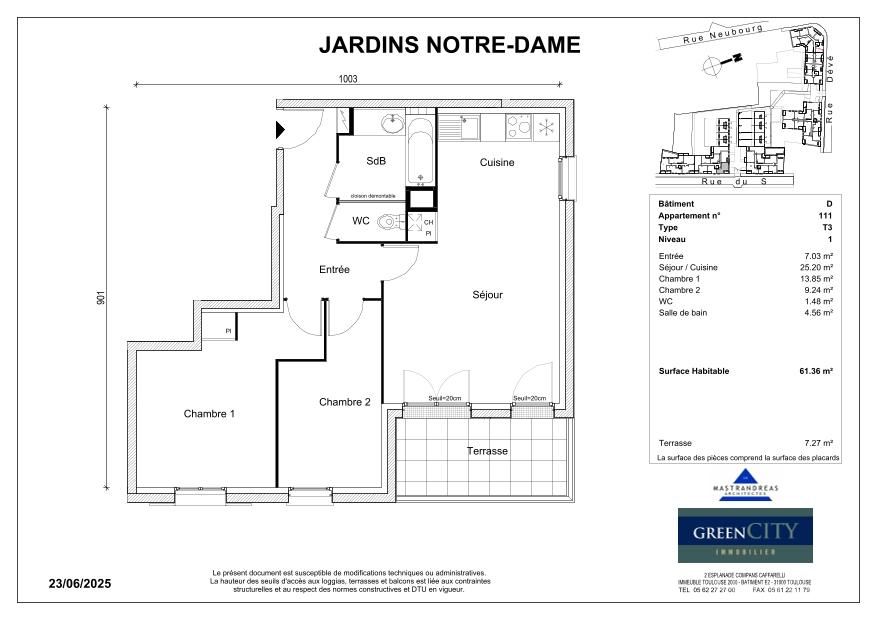 JARDINS NOTRE DAME - T3