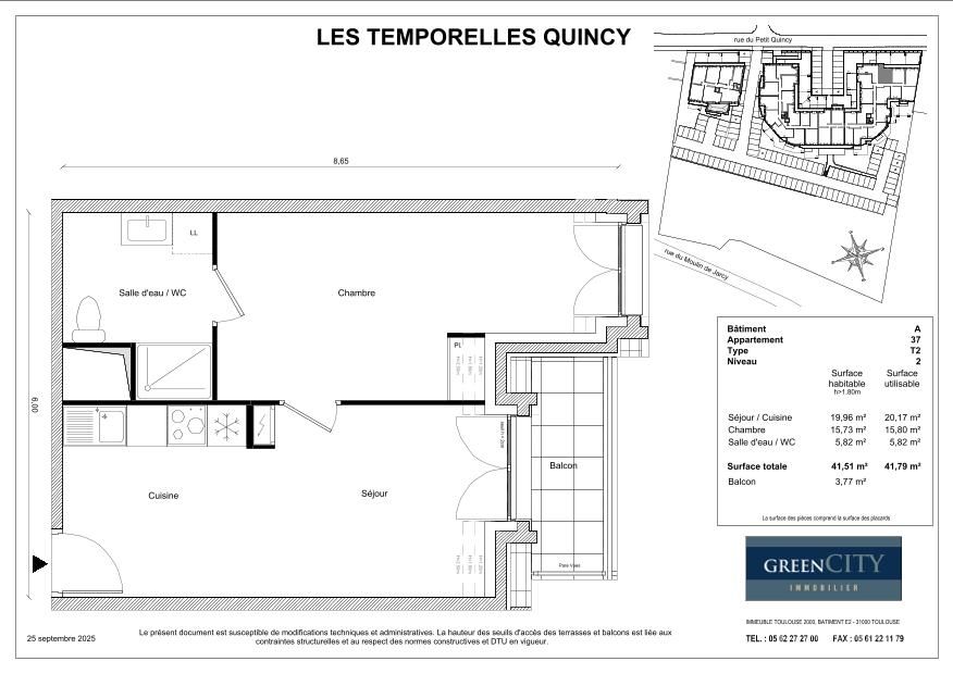 LES TEMPORELLES QUINCY - T2