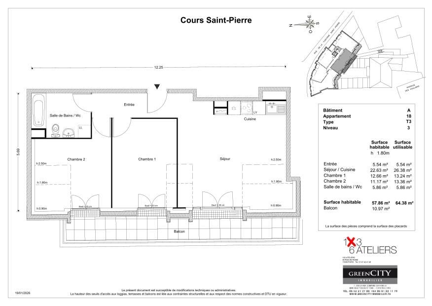 COURS SAINT PIERRE - T3