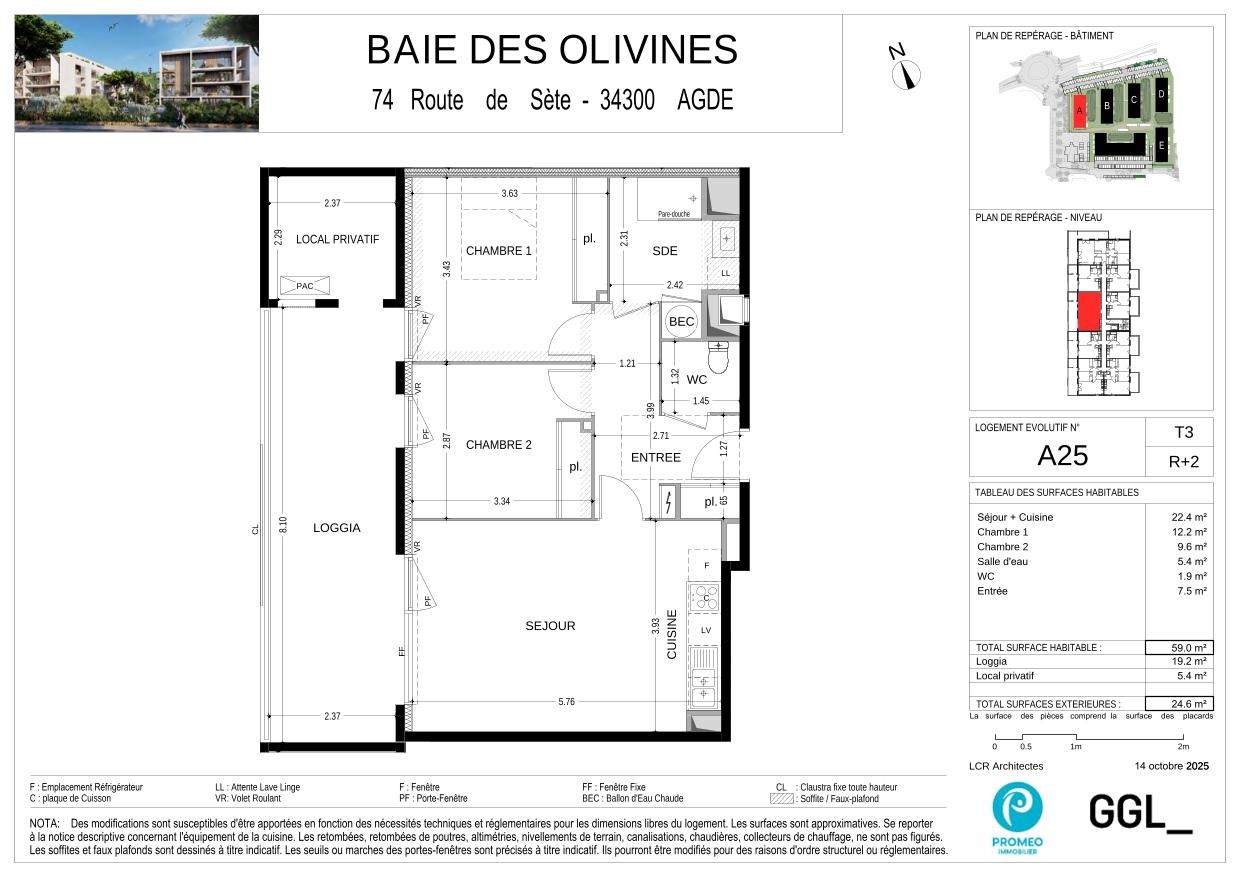 BAIE DES OLIVINES TRANCHE 1 - T3