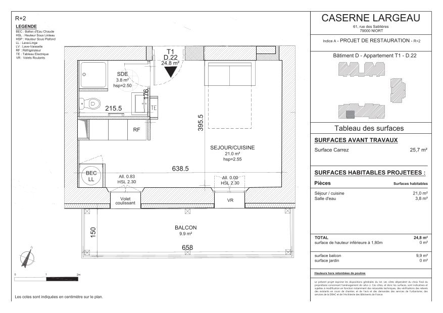 CASERNE LARGEAU - T1