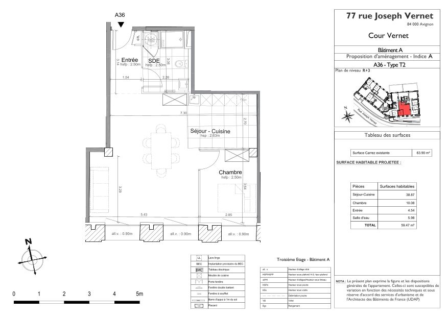 COUR VERNET - T3