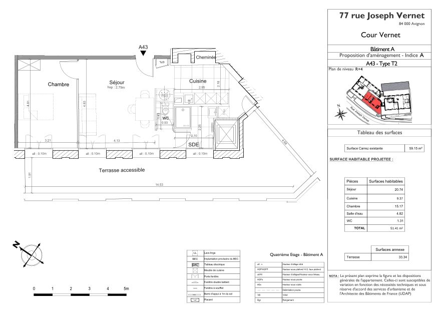 COUR VERNET - T2