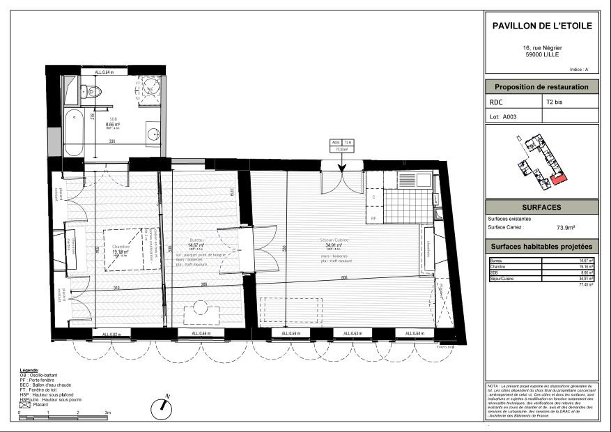 PAVILLON DE L'ETOILE - T3
