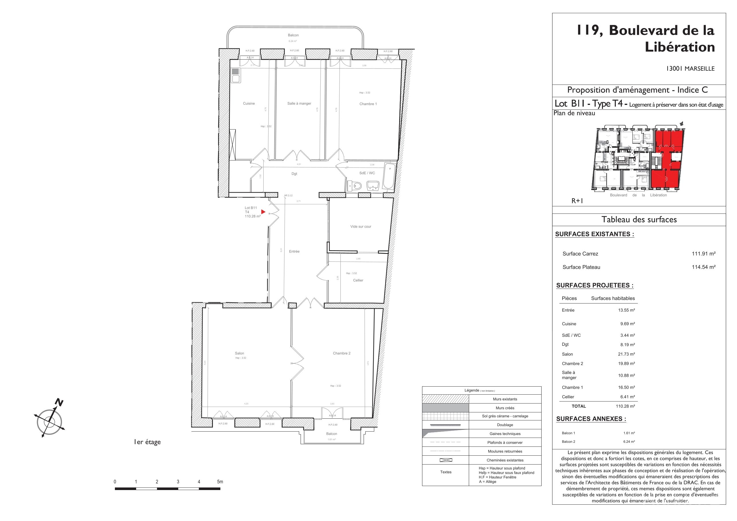 LES BALCONS DE MASSALIA - T4