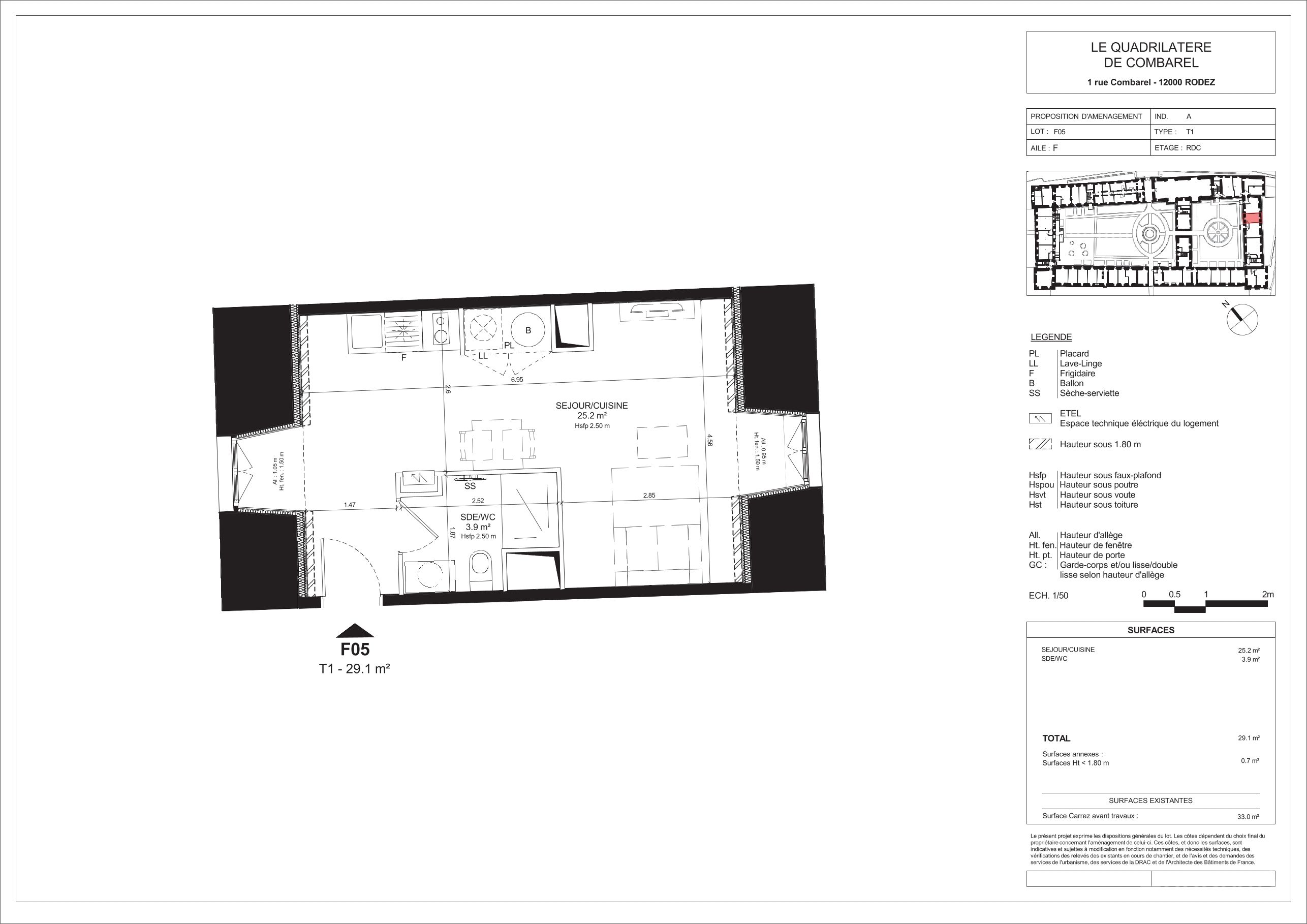 Plan du lot F05