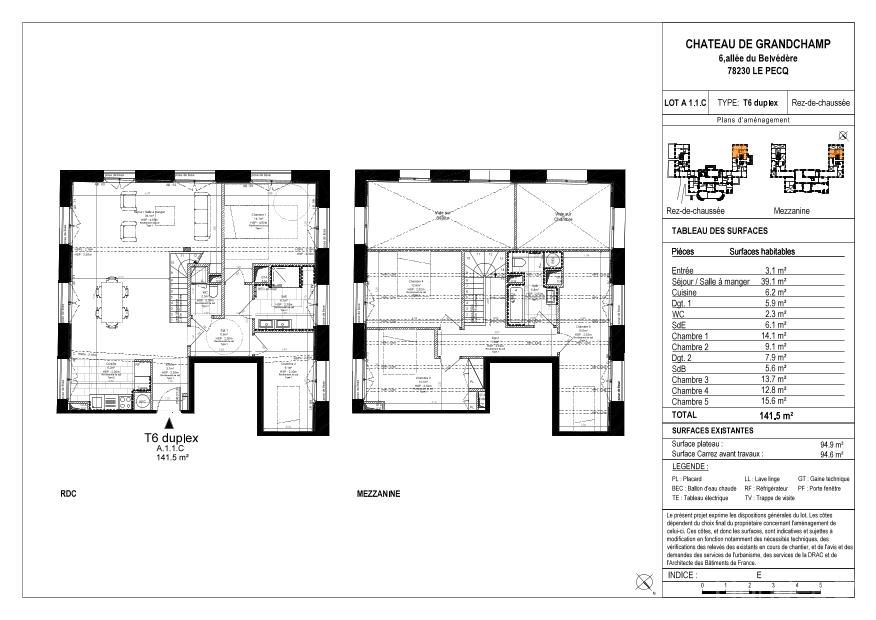 RELAIS ET PAVILLON GRANCHAMP - T6