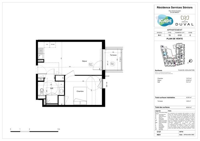 Plan lokalu C121