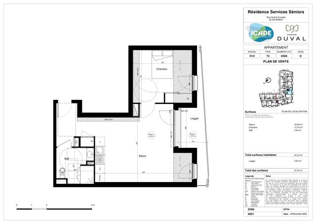 Plan lokalu D506