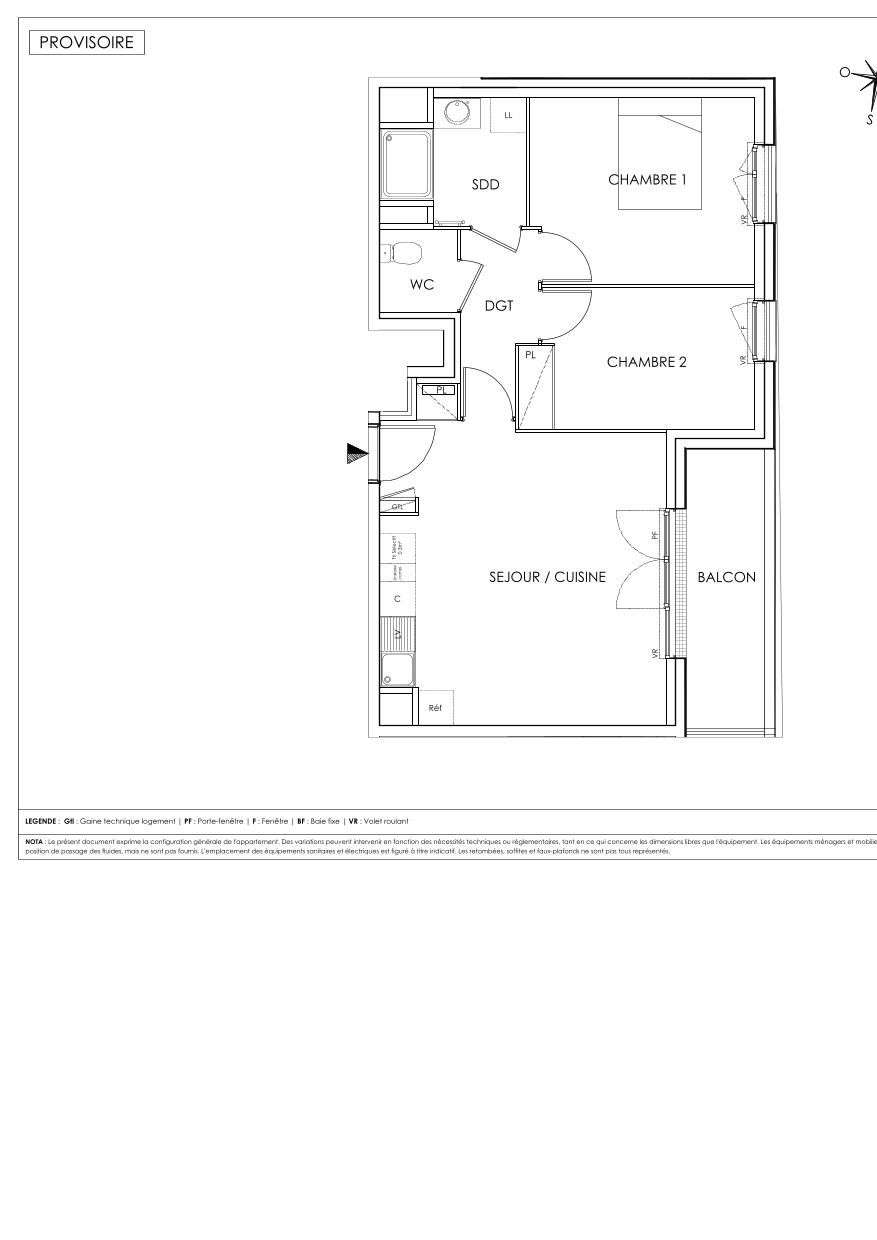 Plan du lot 205