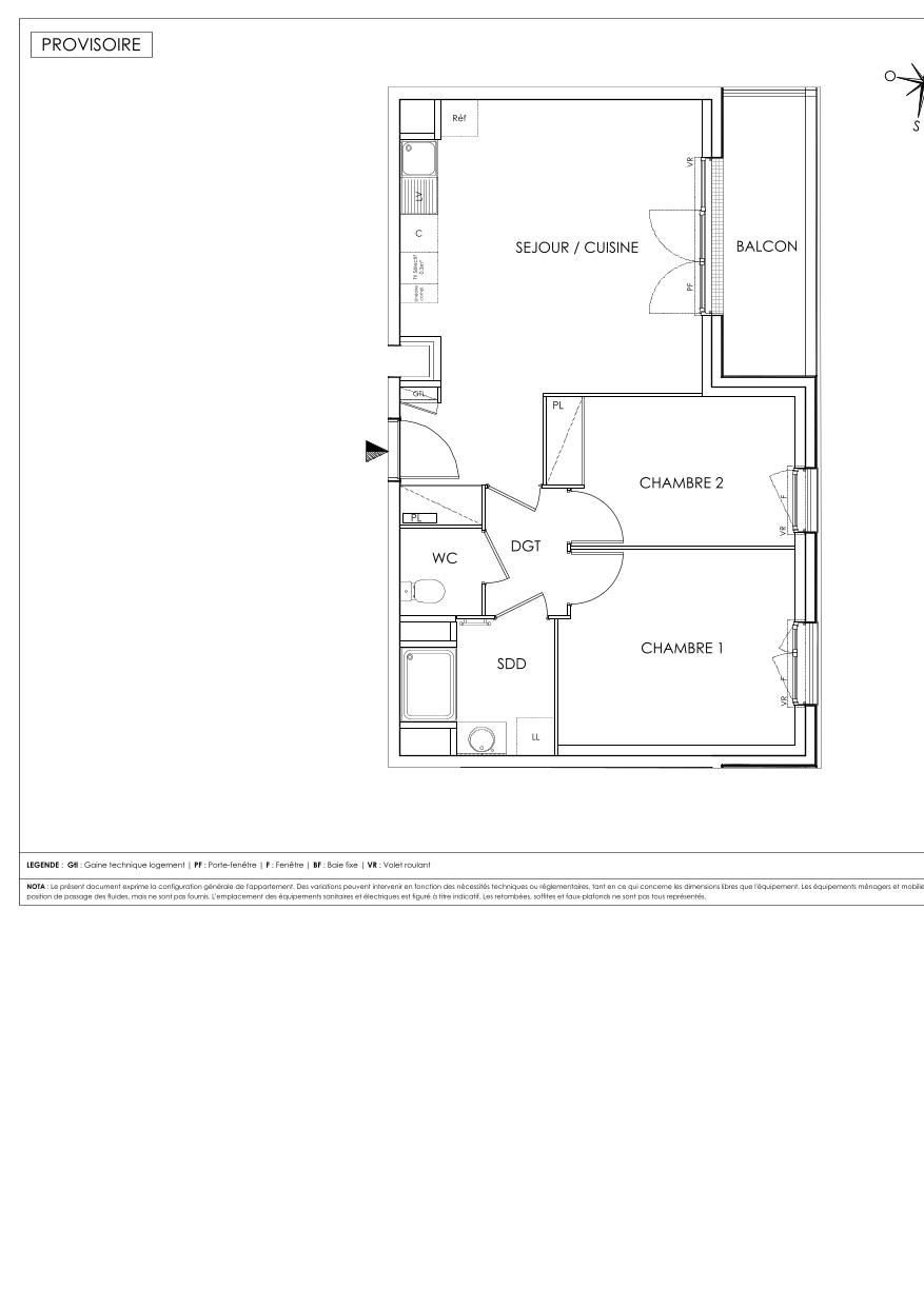 Plan du lot 206