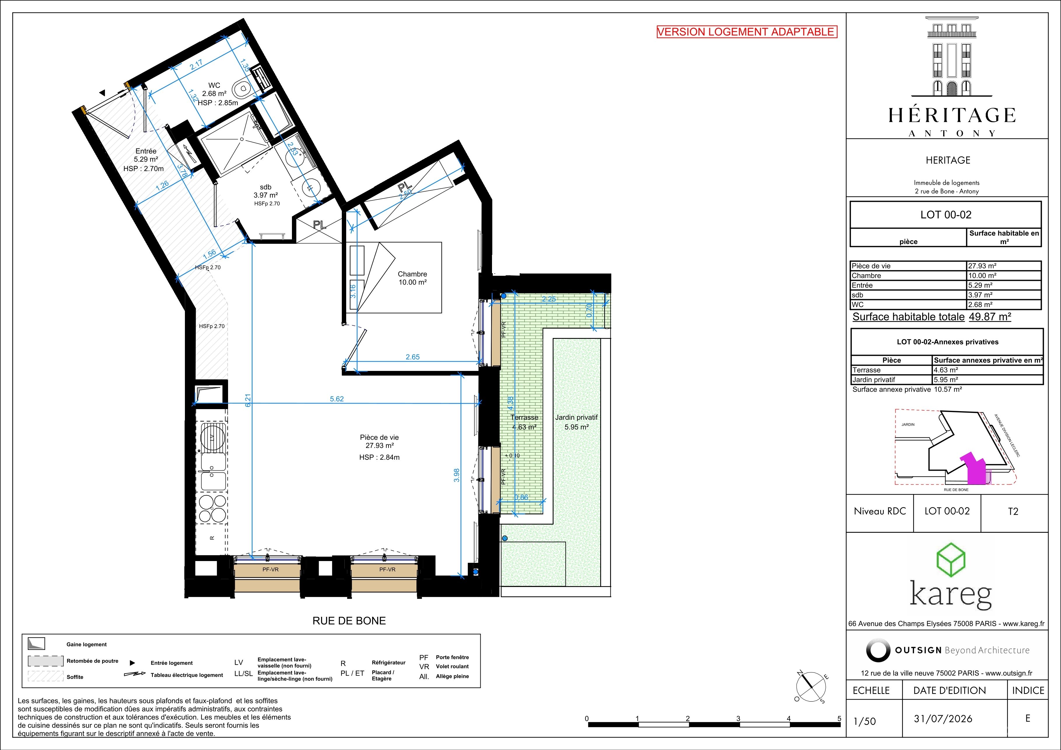 Plan du lot 00-02