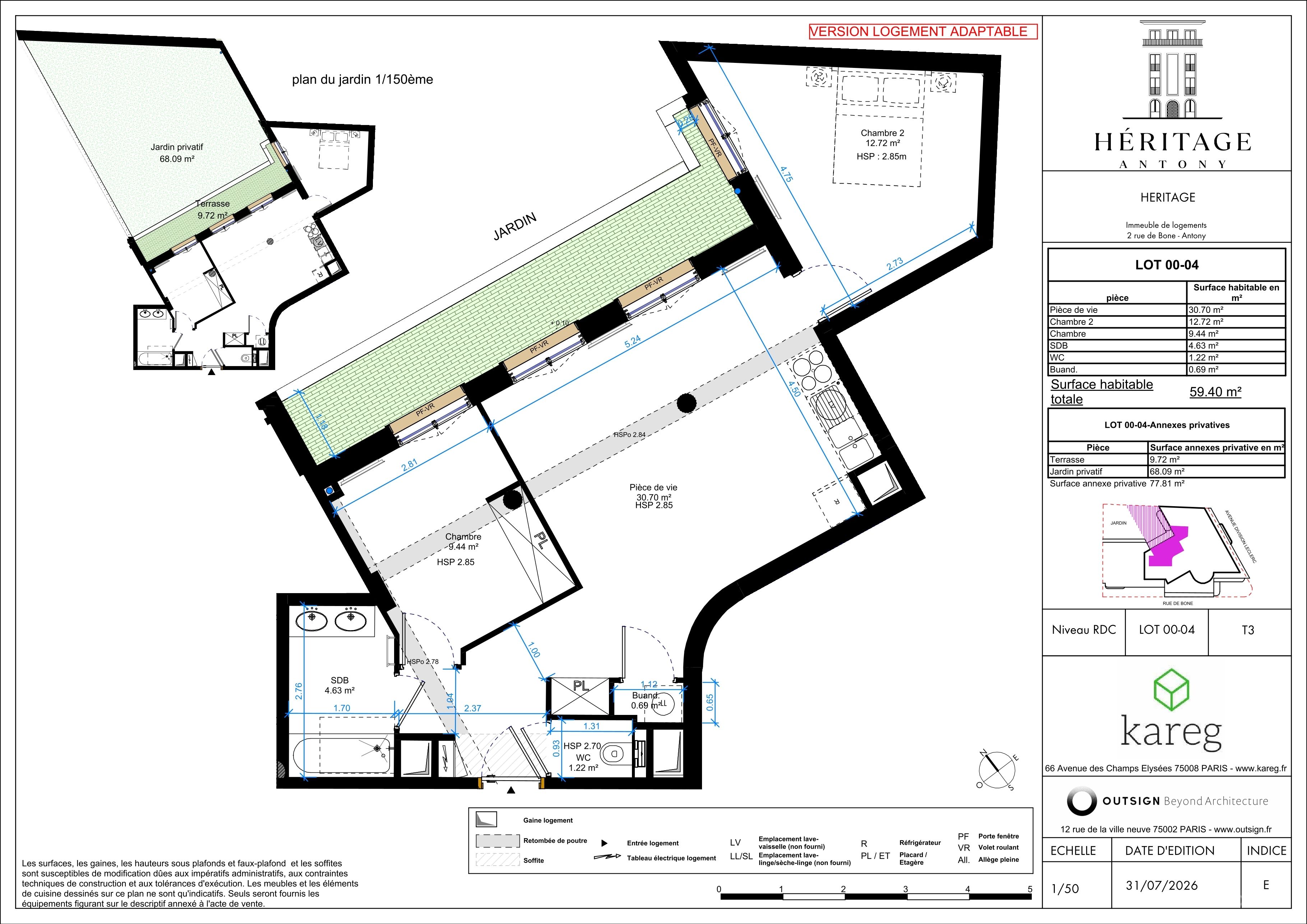 Plan du lot 00-04