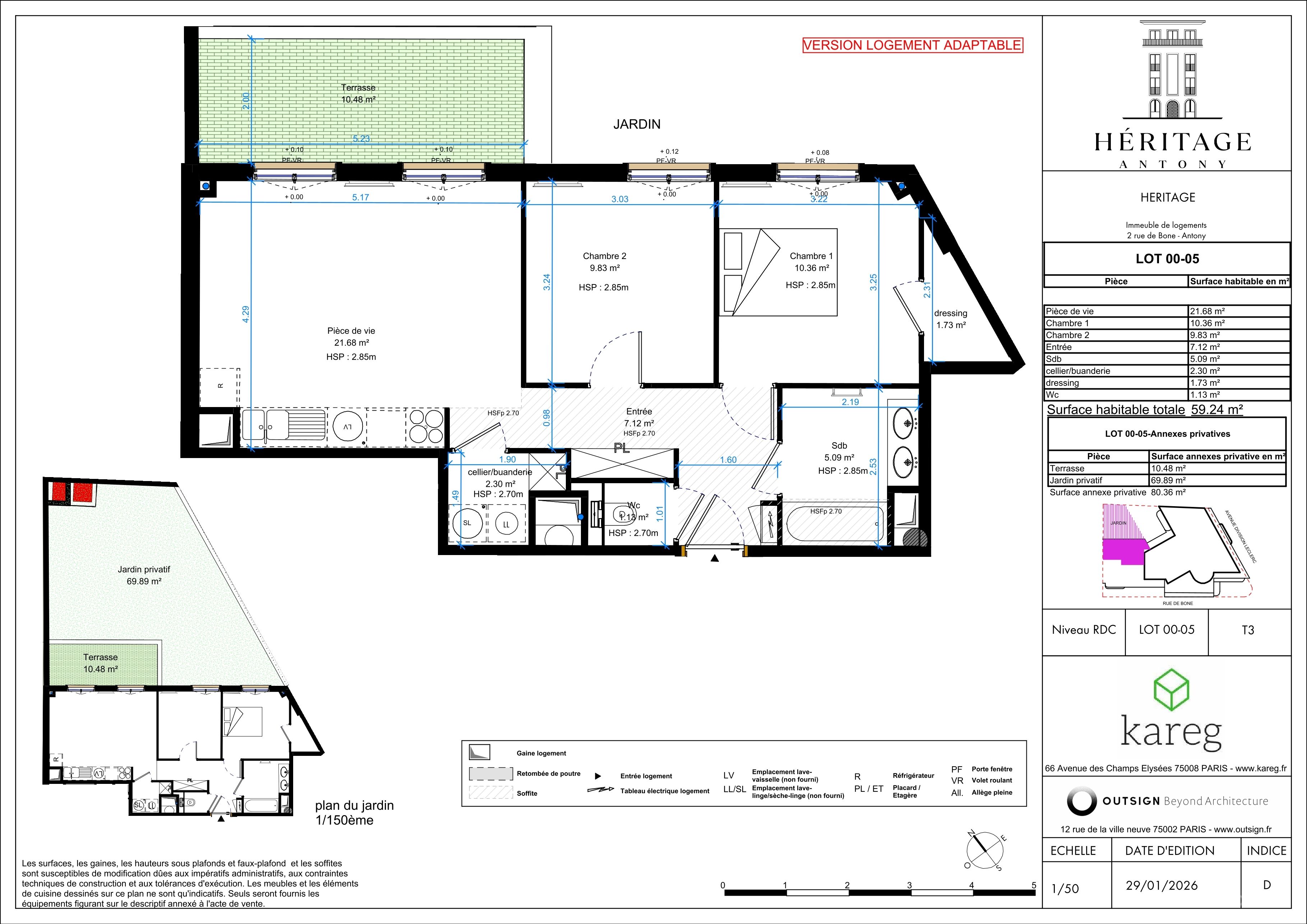 Plan du logement