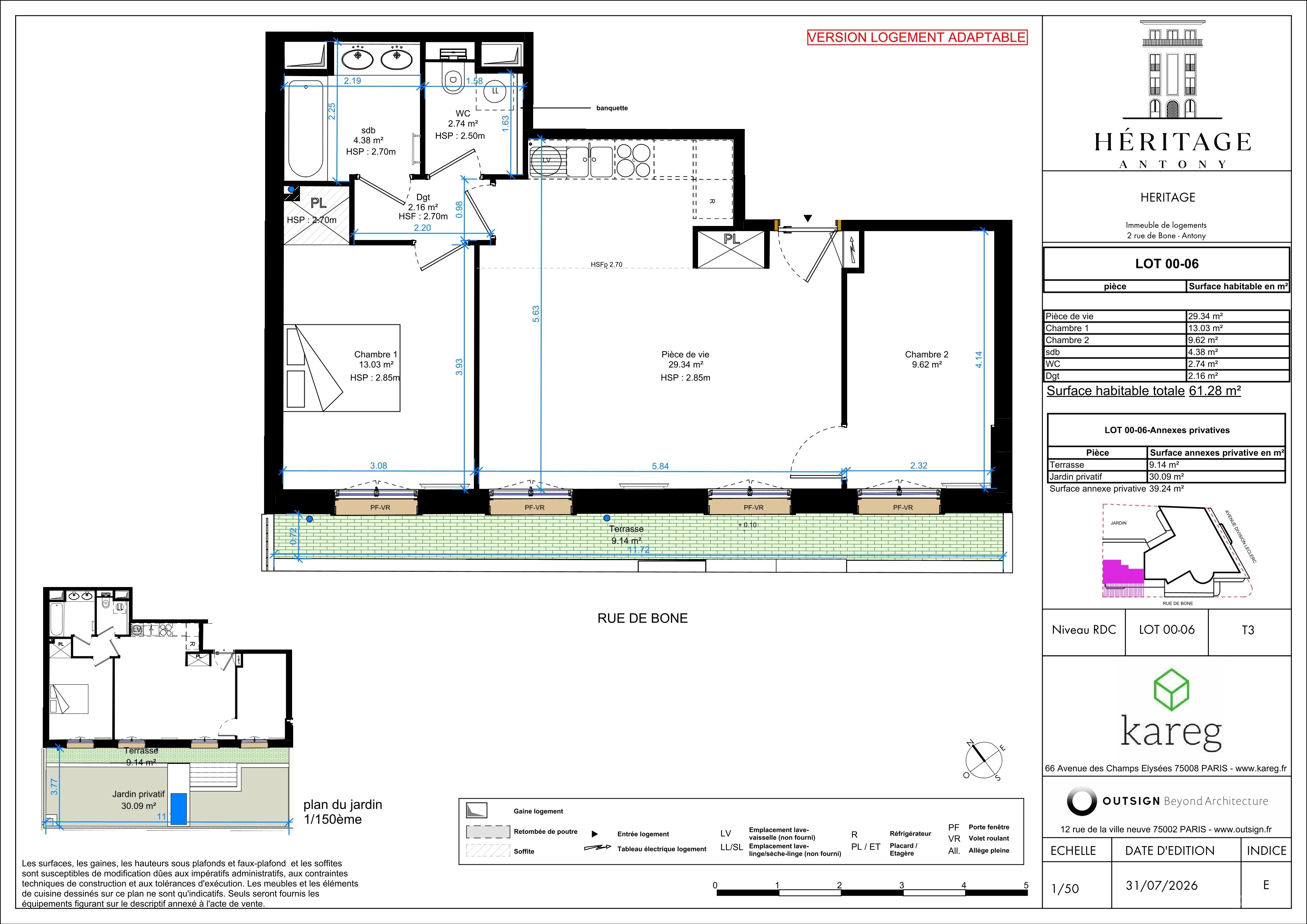 Plan du lot 00-06