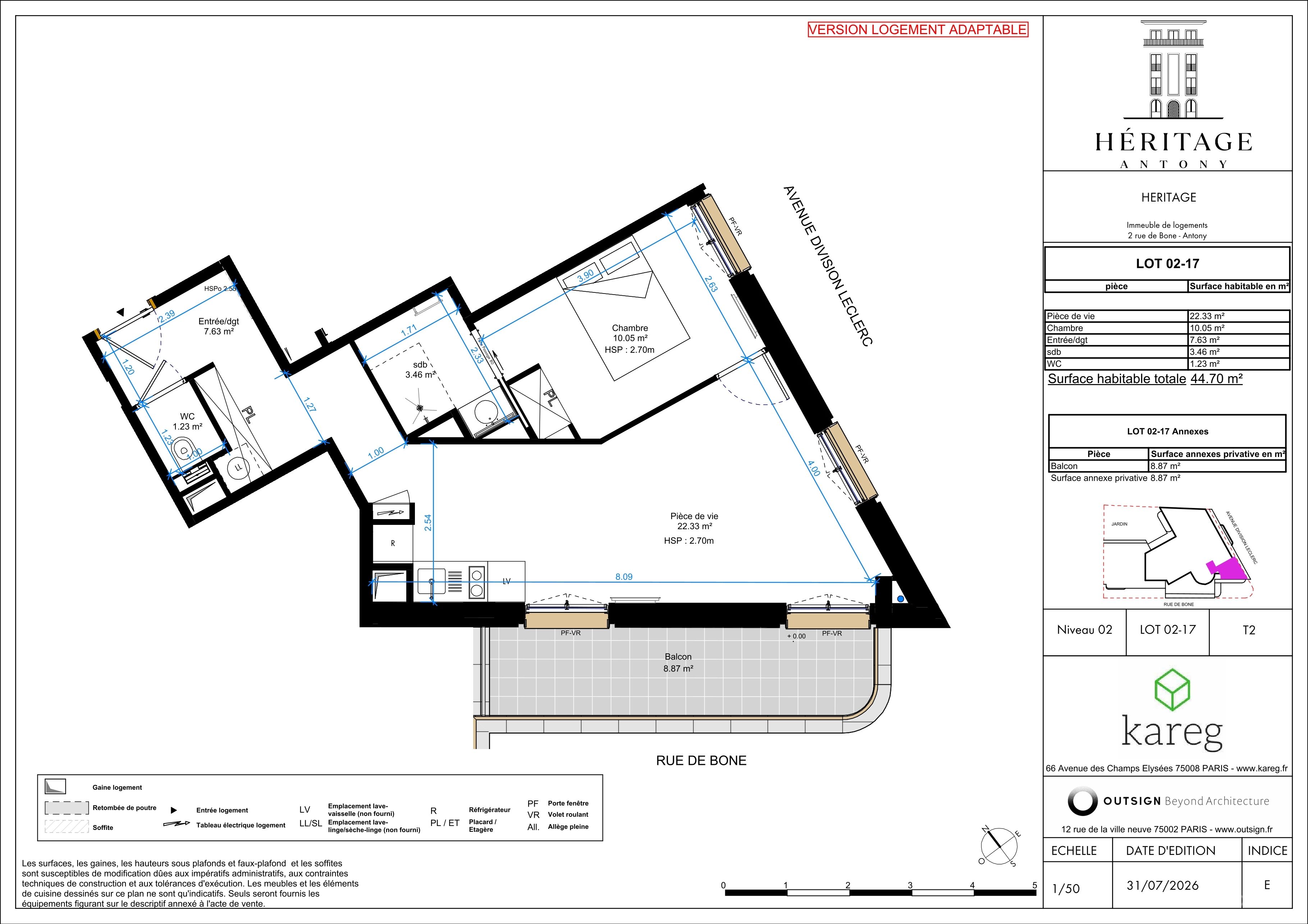 Plan du lot 02-17