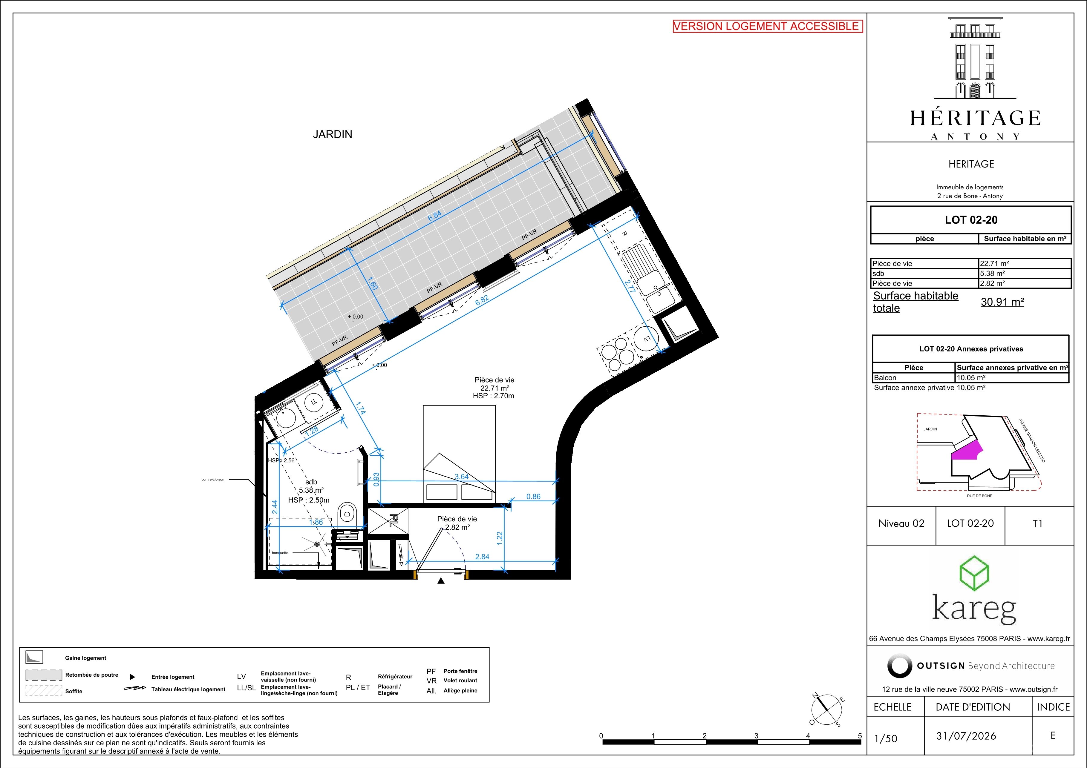 Plan du lot 02-20