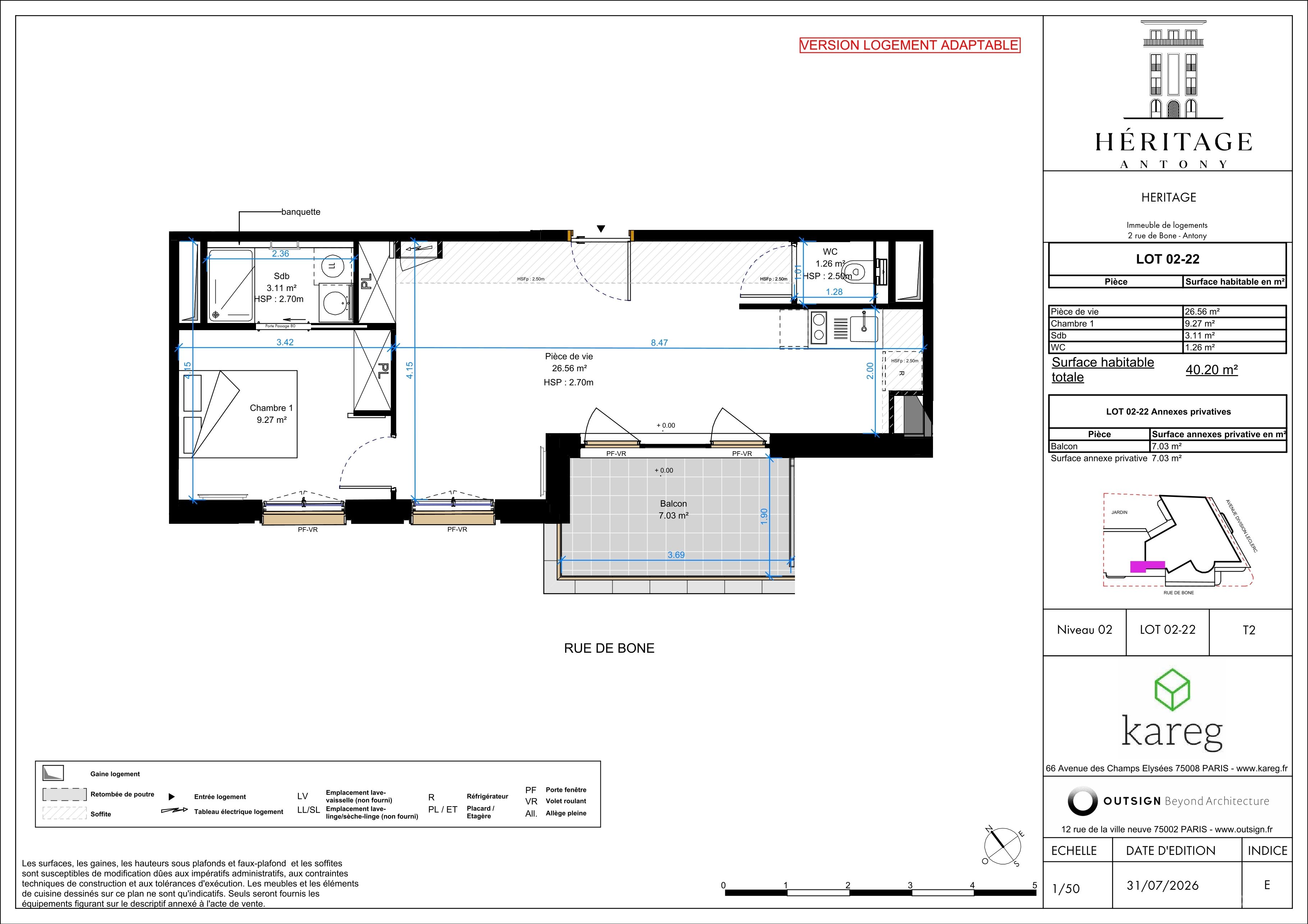 Plan du lot 02-22