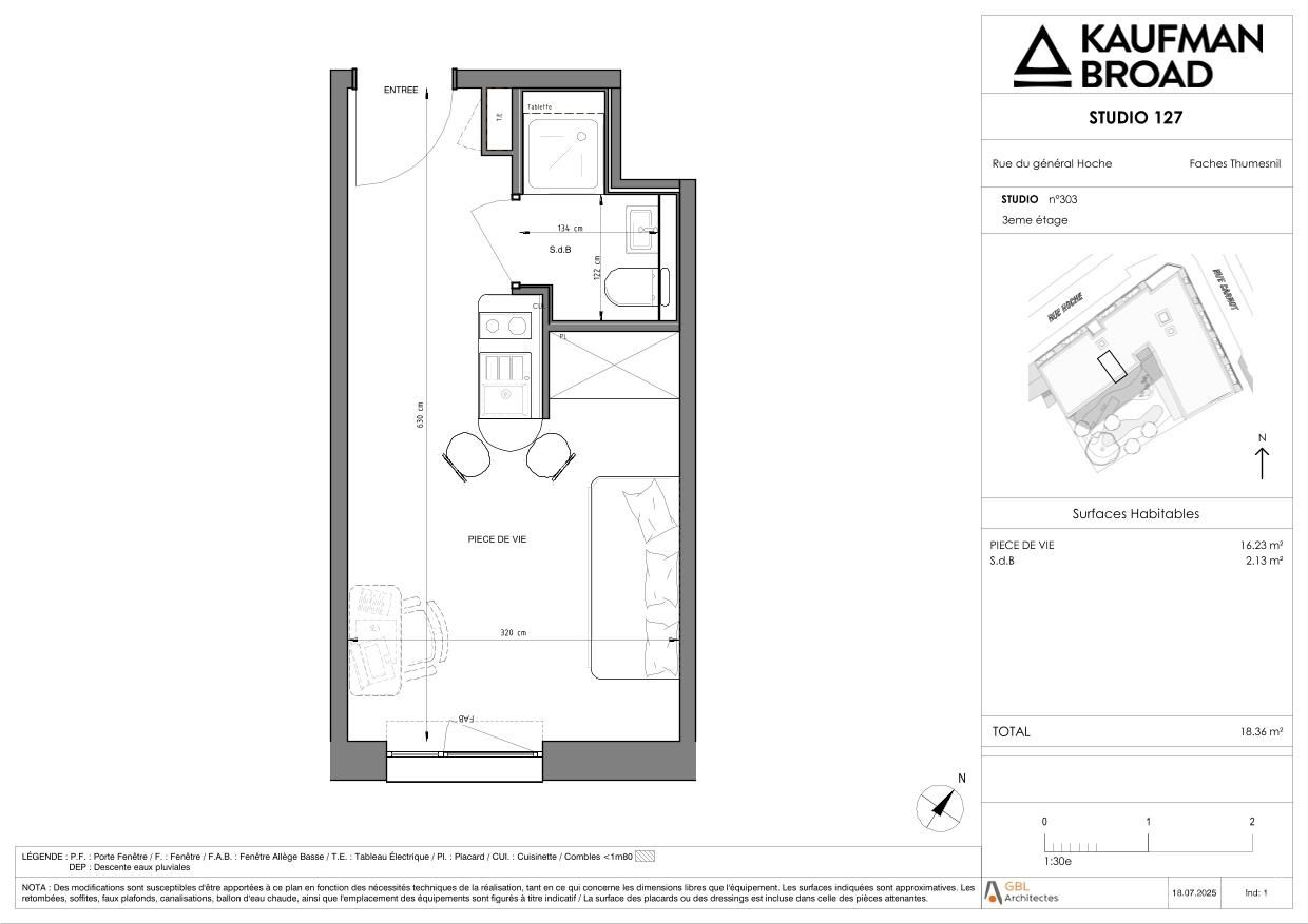 Studio 127 LILLE METROPOLE - T1