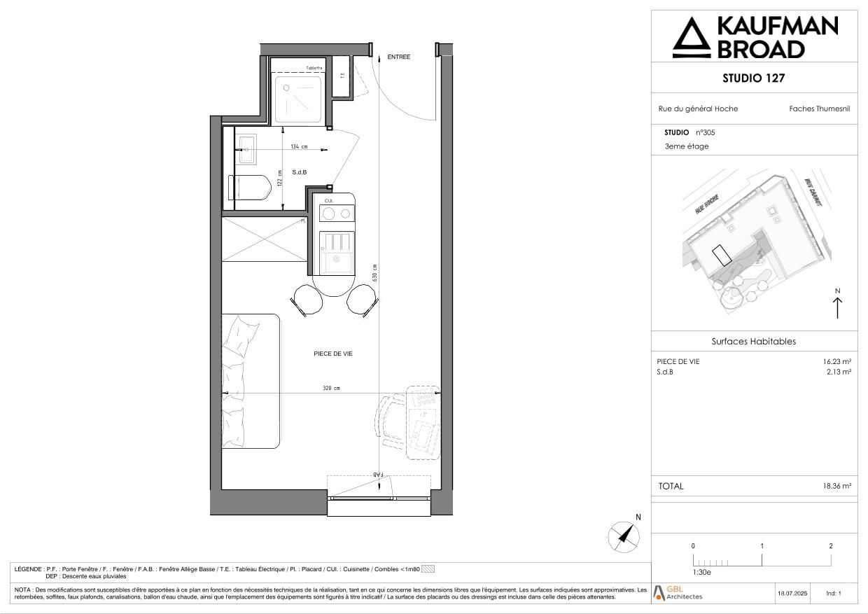 Studio 127 LILLE METROPOLE - T1
