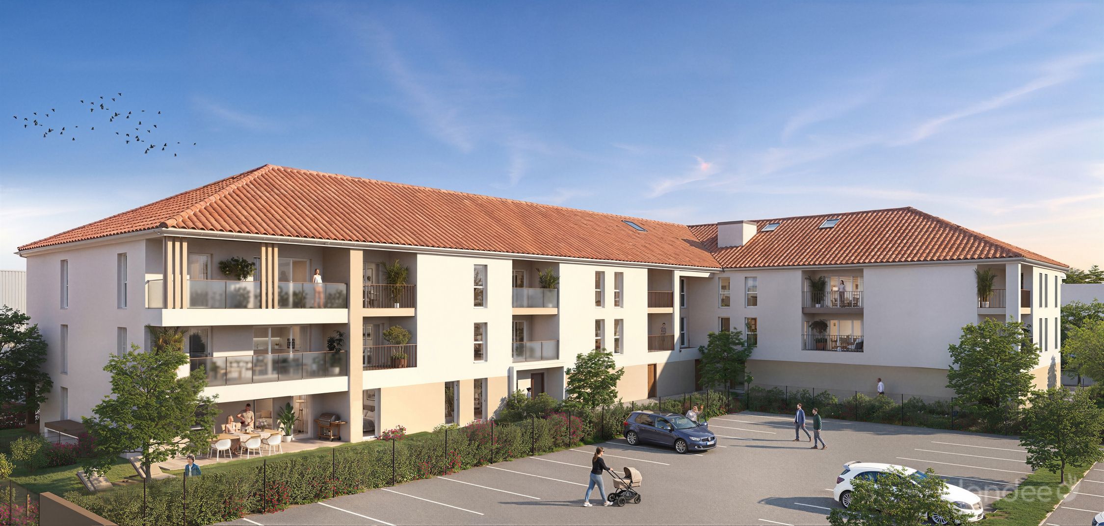 vue jardin