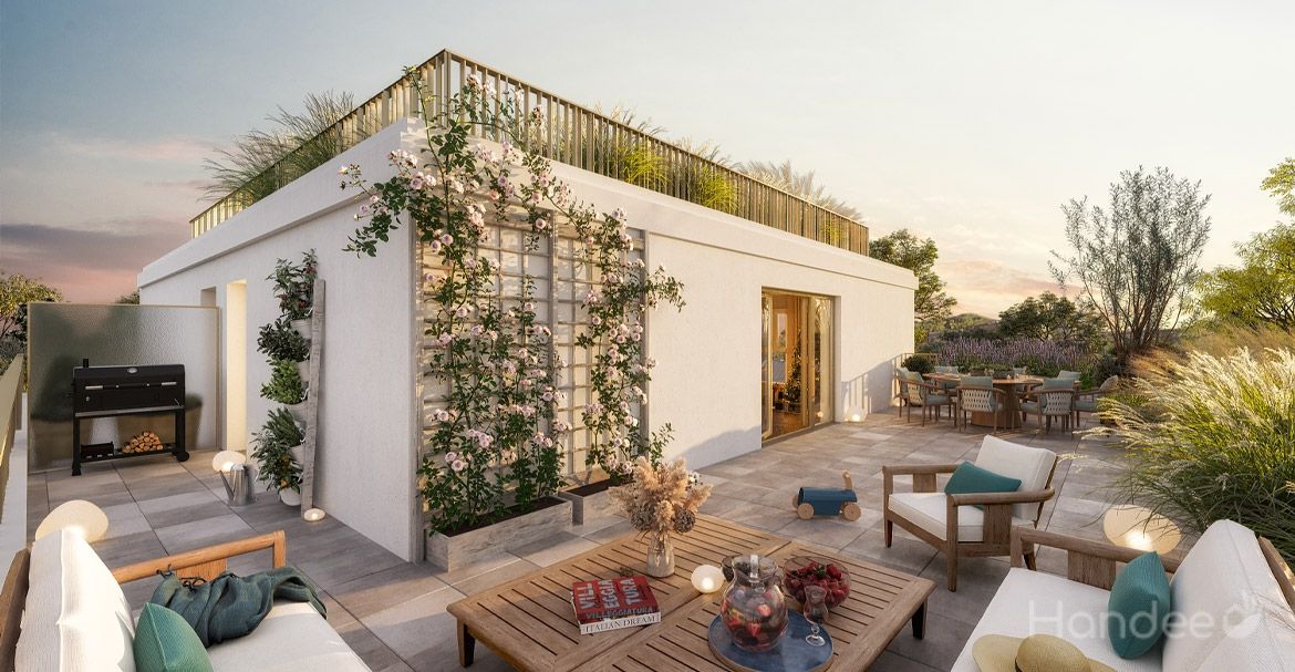 Les Hydrangeas Terrasse