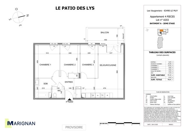Planul lotului A203