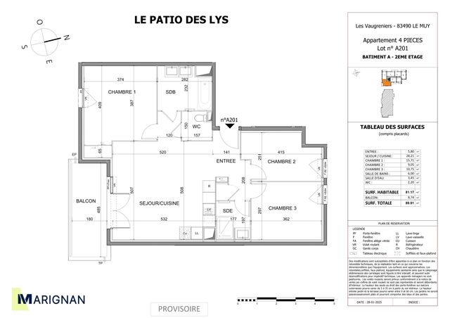 Planul lotului A201