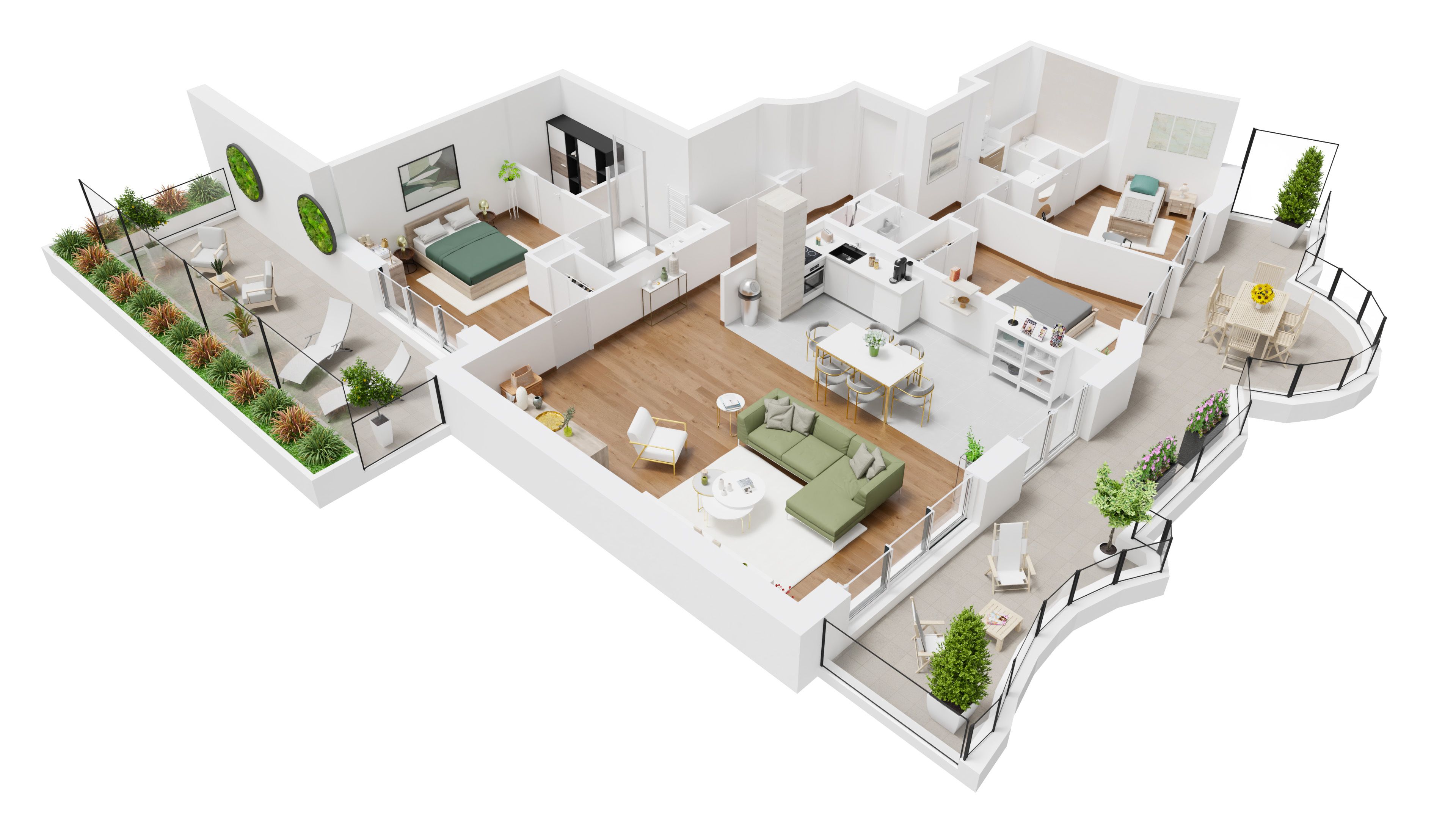 Appartement T4 neuf à Ville-d'Avray