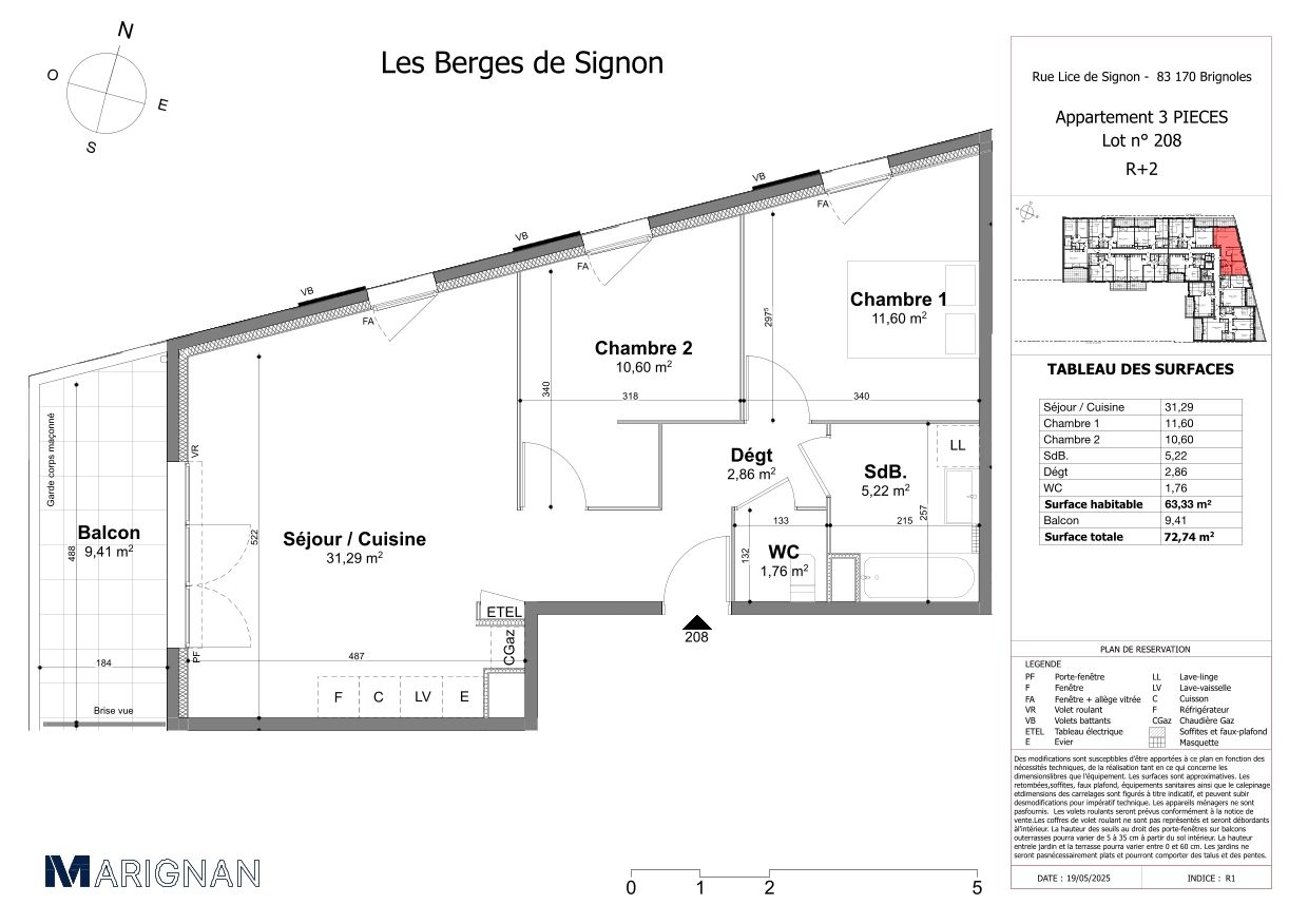 Les Berges de Signon - T3