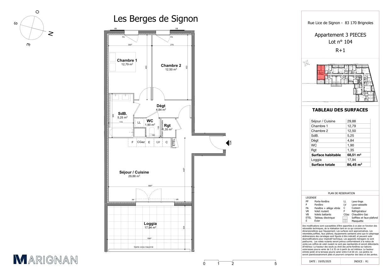 Les Berges de Signon - T3