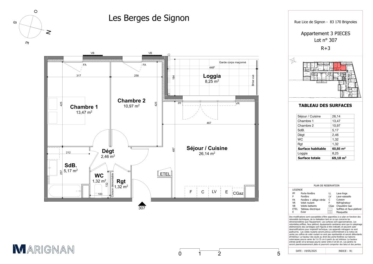 Les Berges de Signon - T3