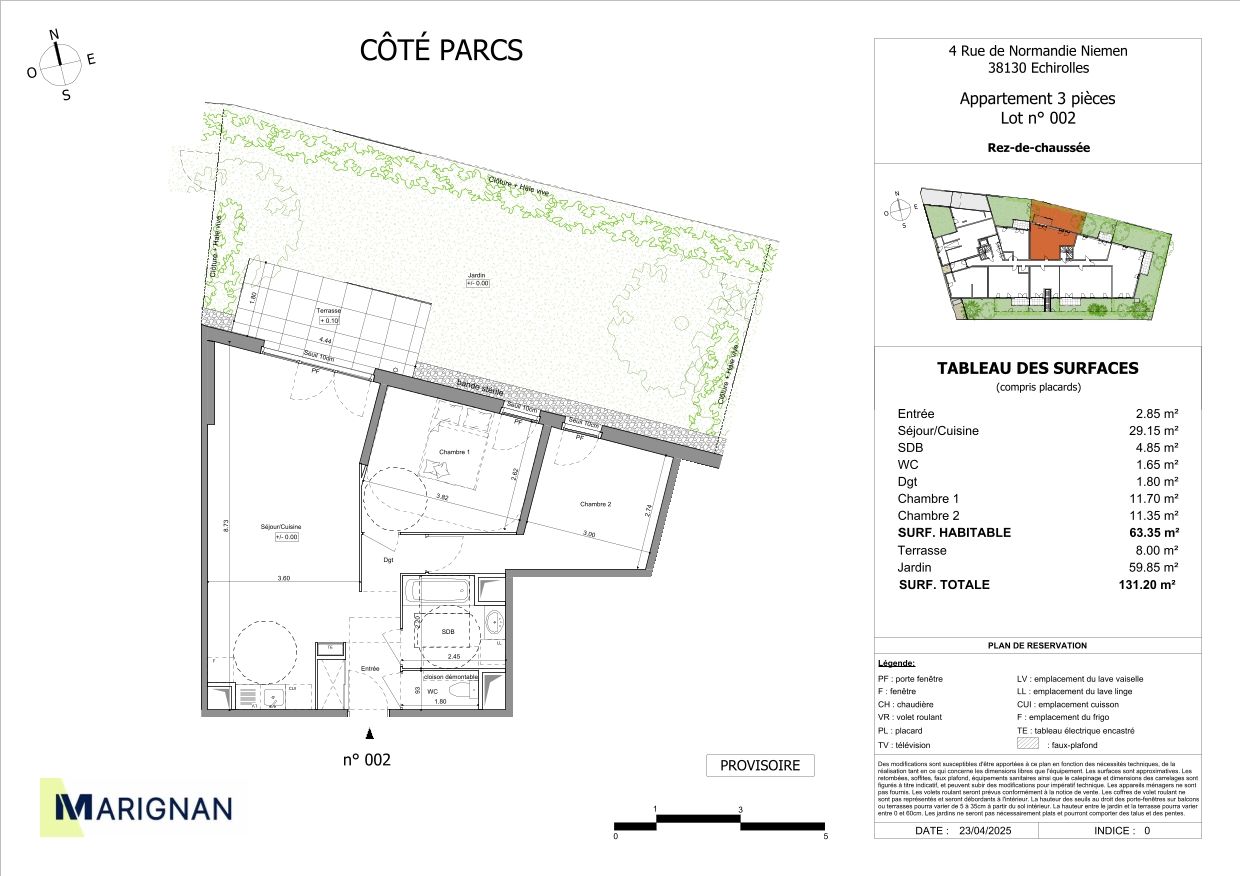Plan du logement