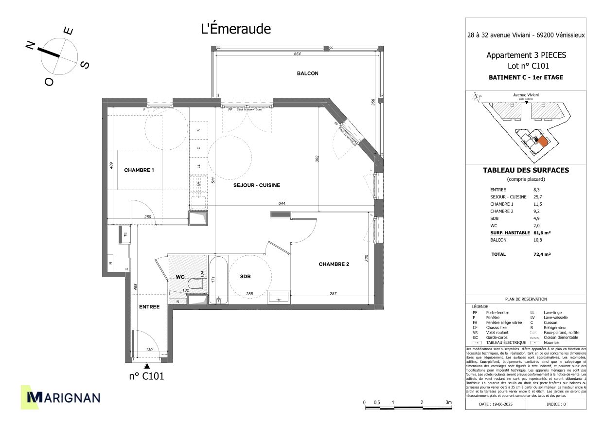 L'Emeraude - T3