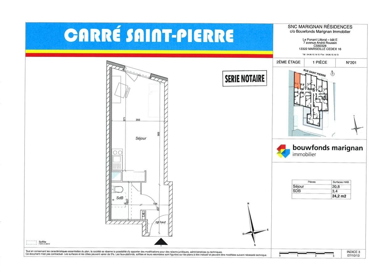 Plan du lot 201