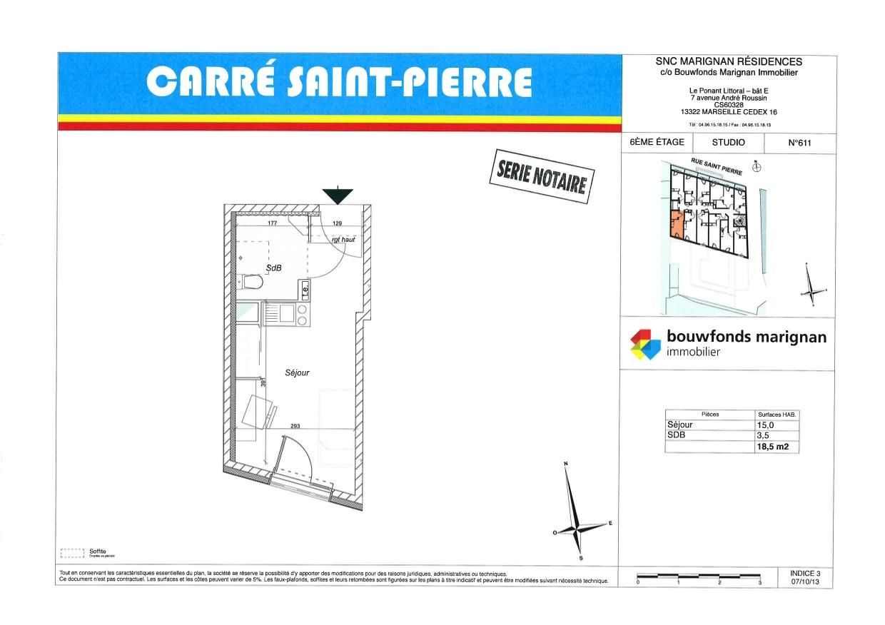 Plan du lot 611