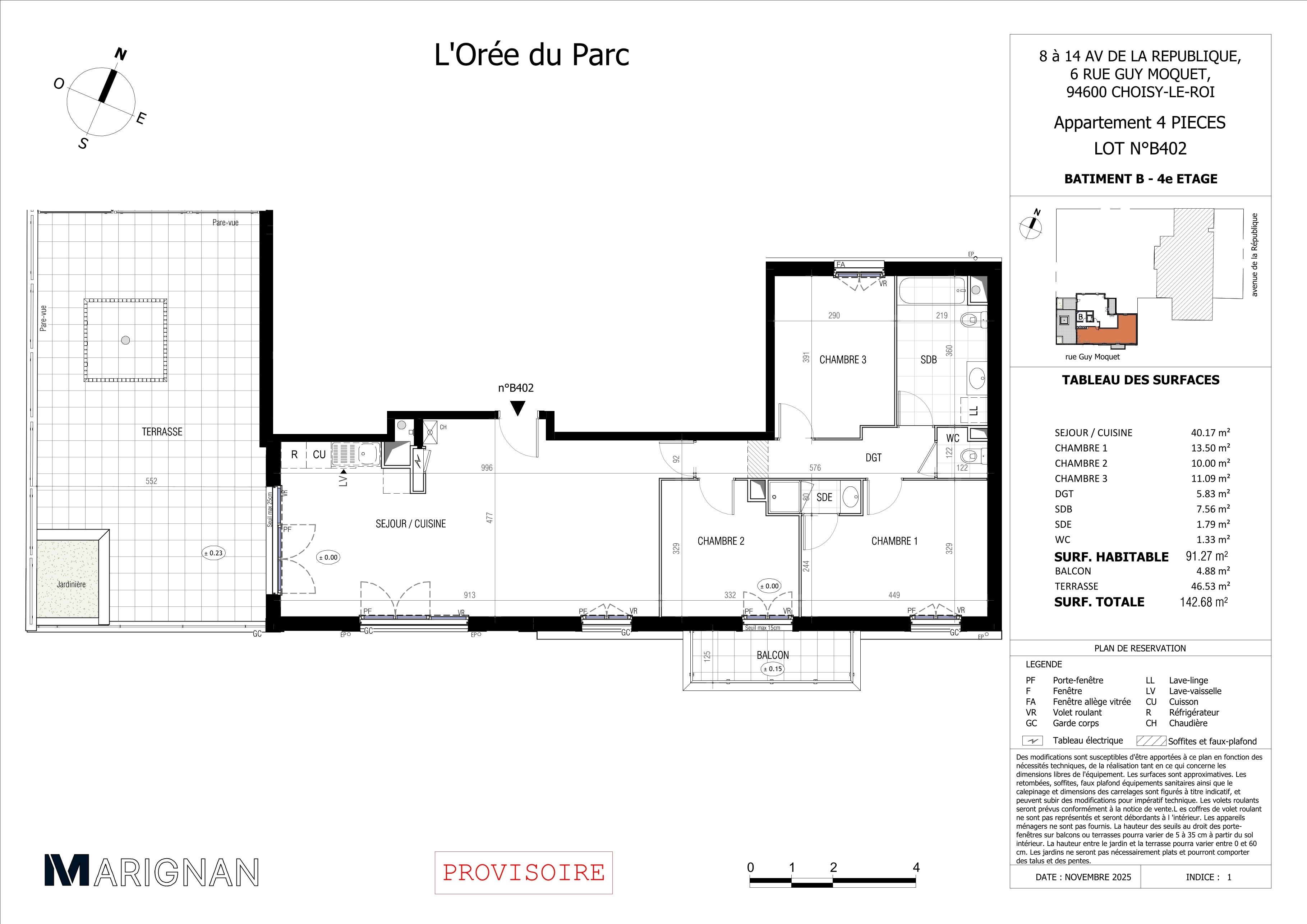 Plan du logement