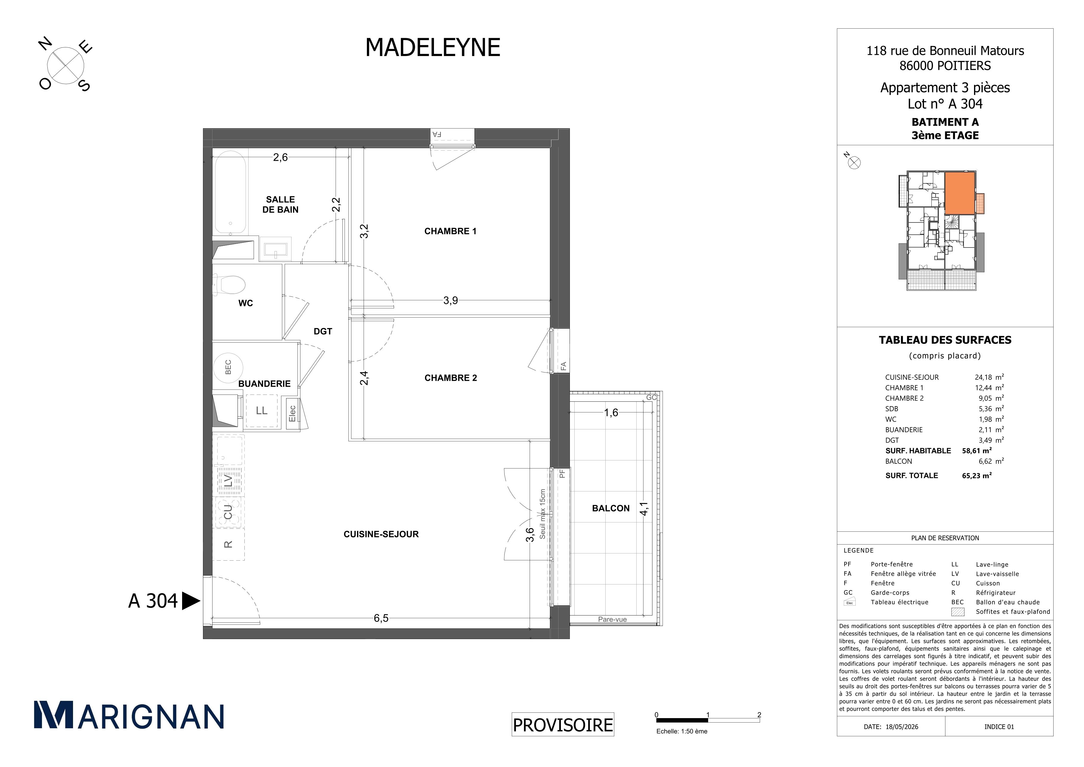 Plan du logement