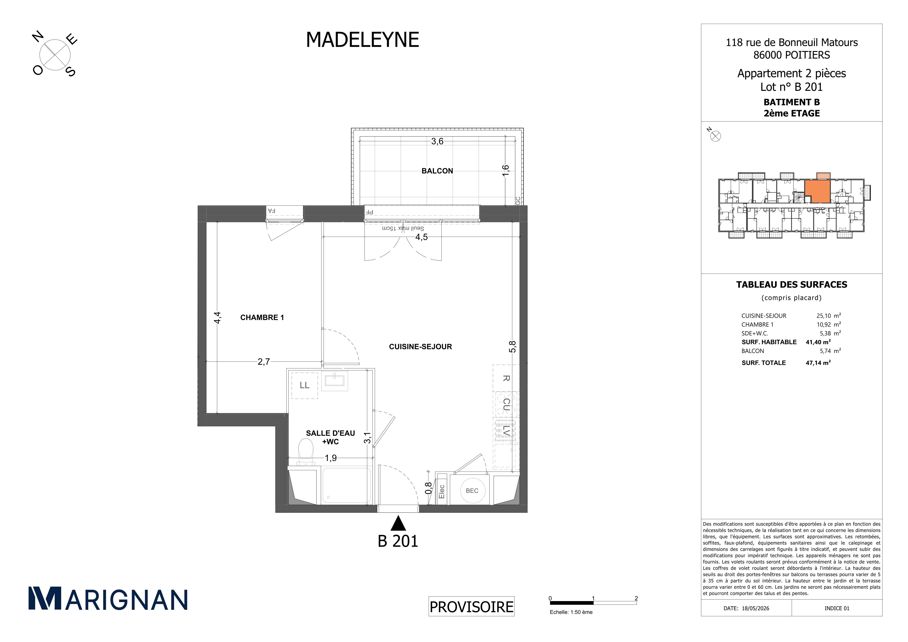 Plan du logement