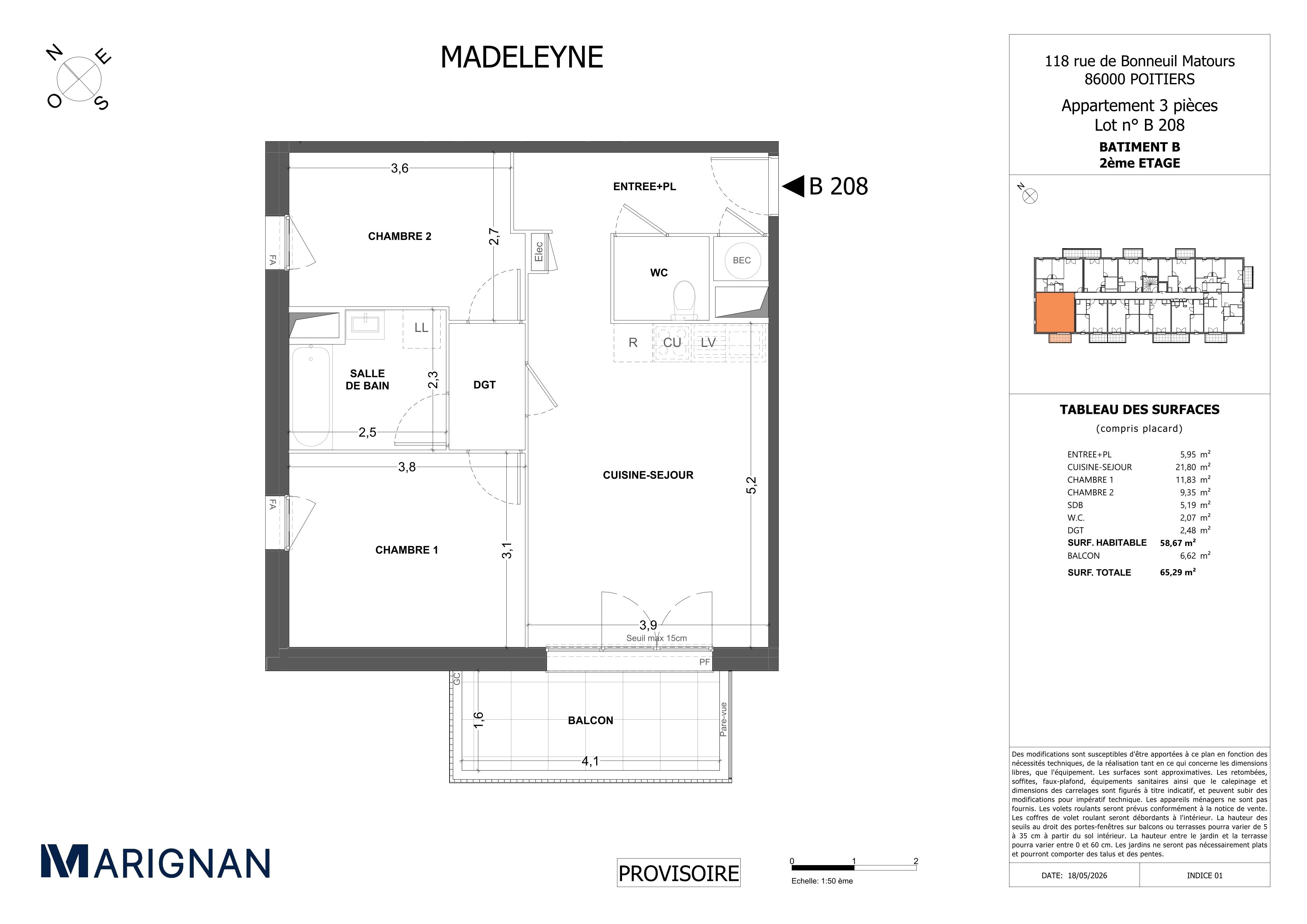 Plan du logement