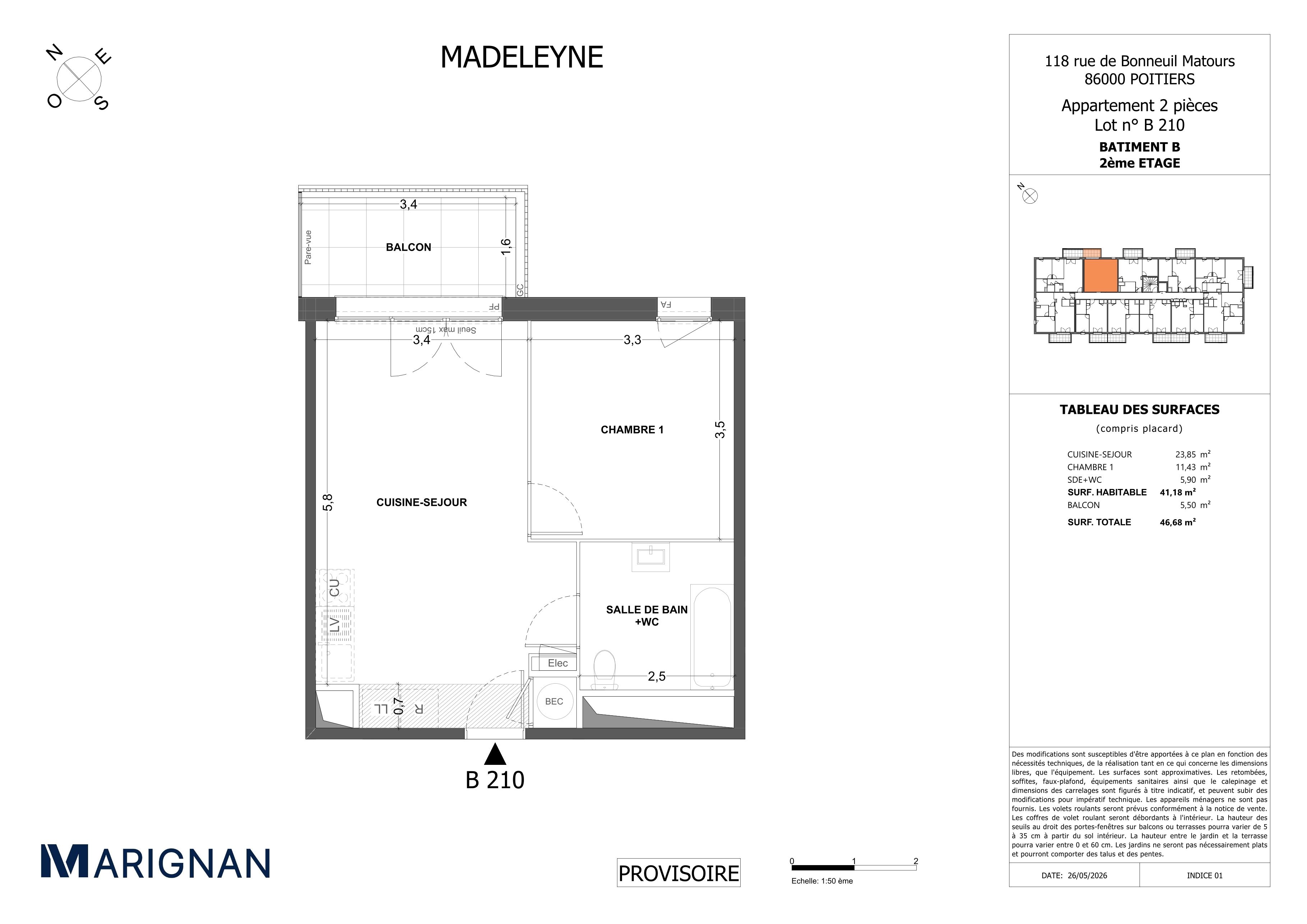 Plan du logement