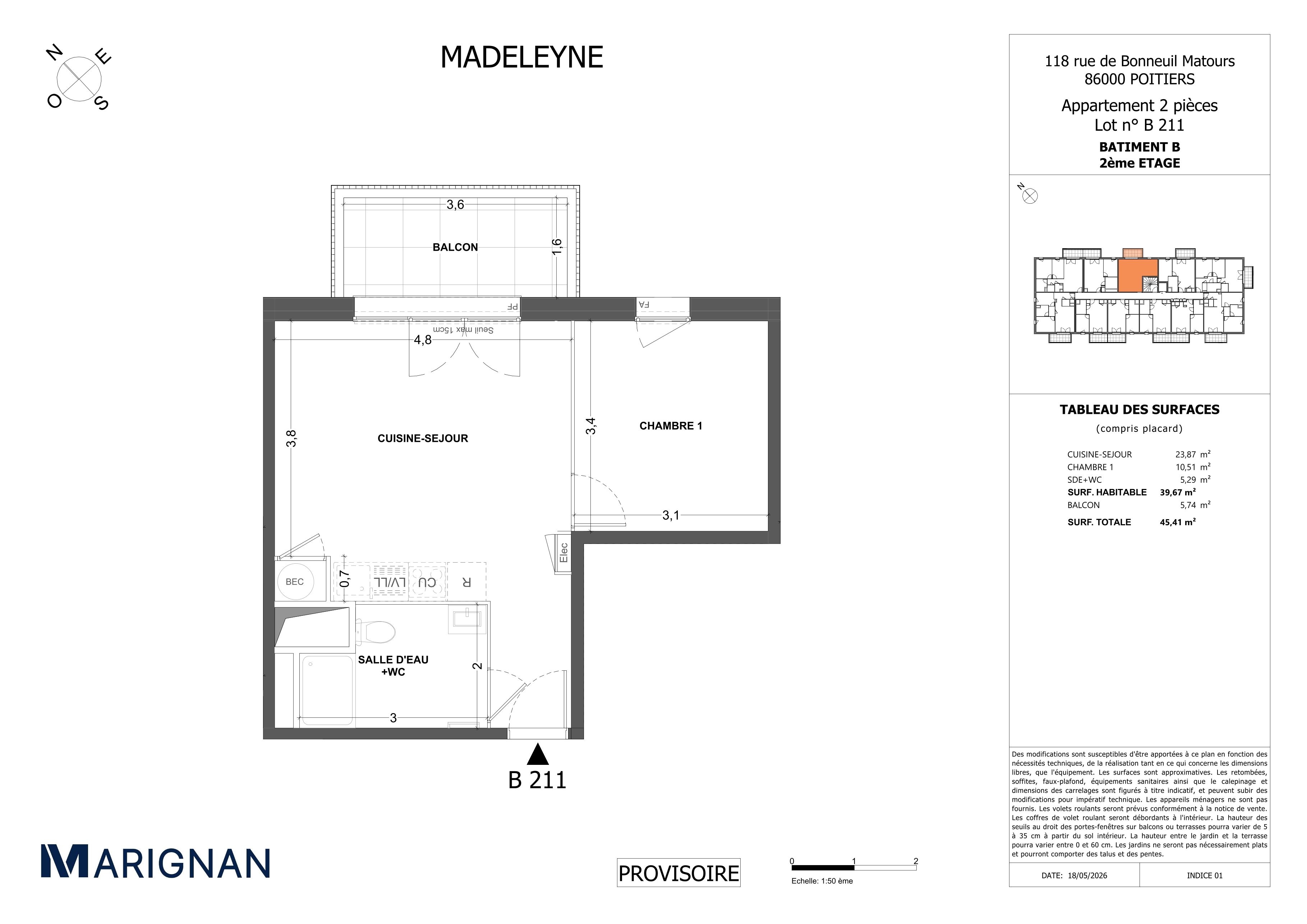Plano de la vivienda