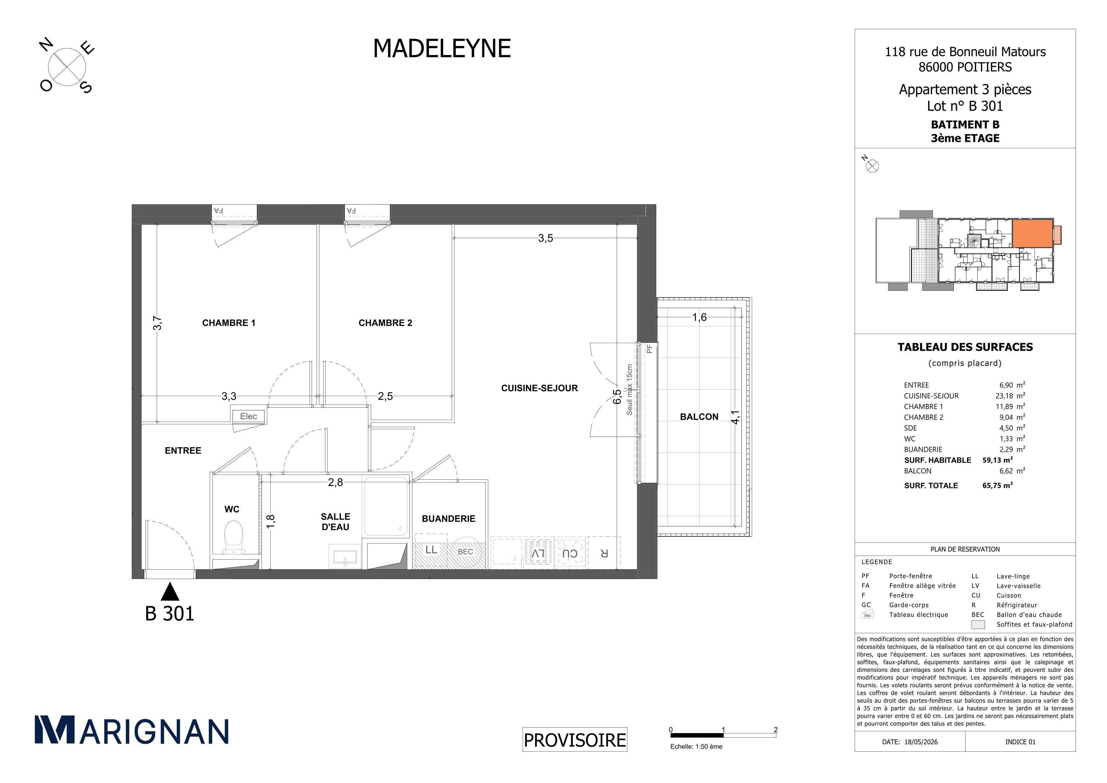 Plan du logement