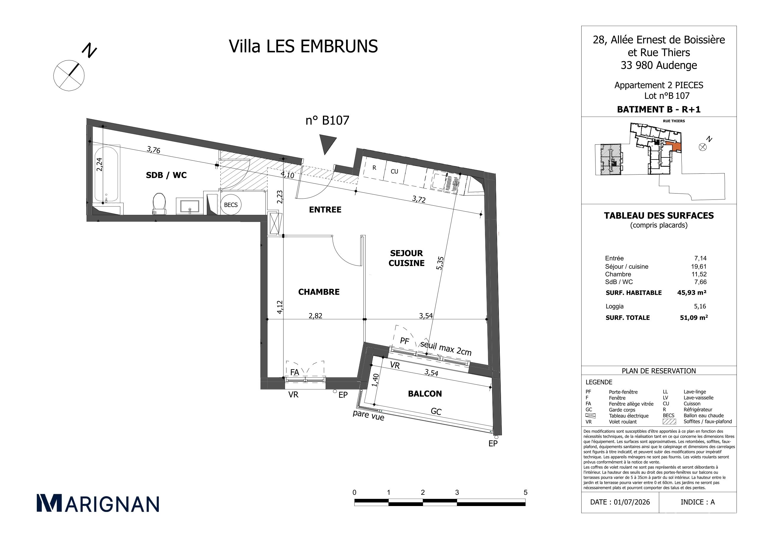 Plan du logement