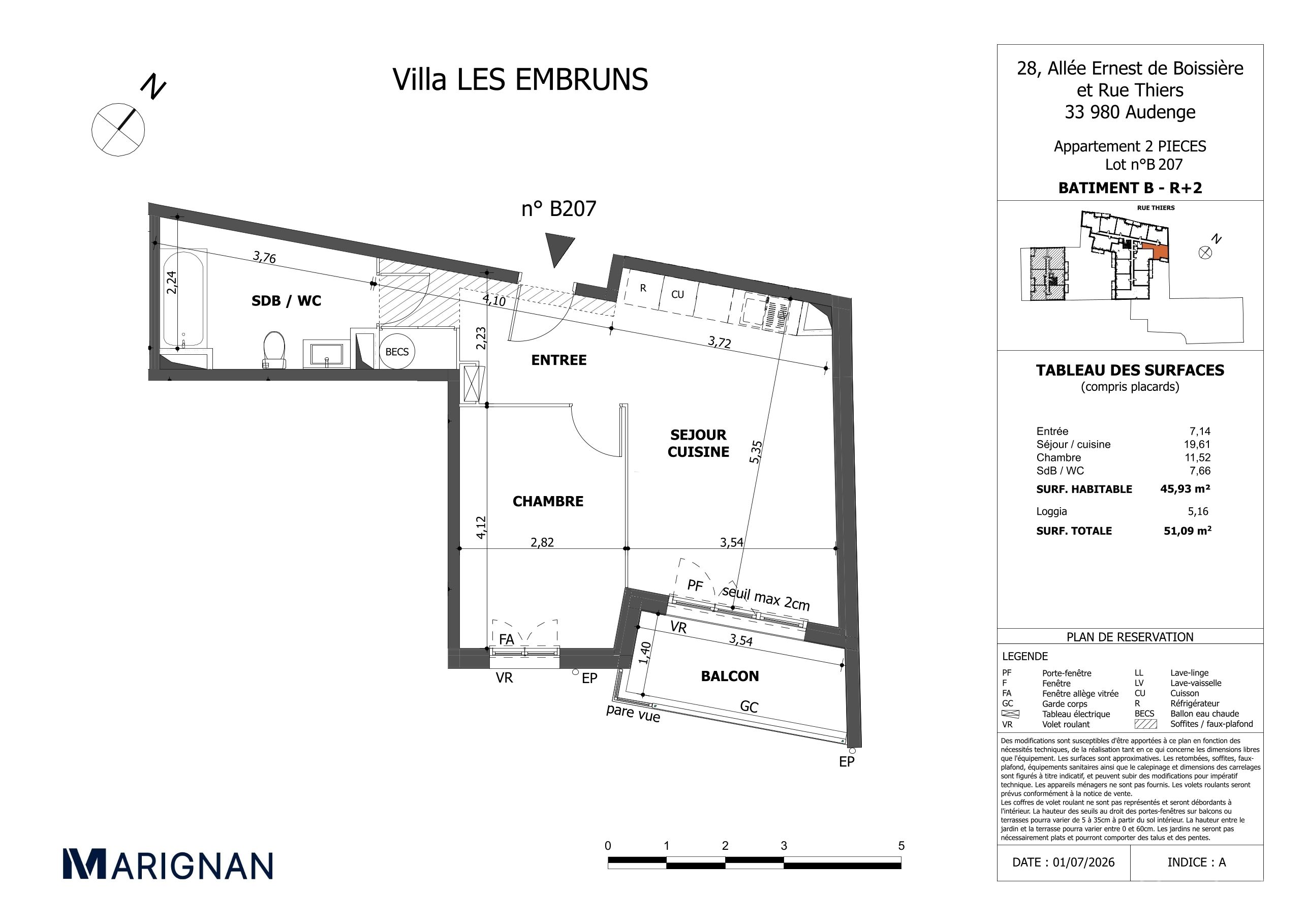 Plan du logement