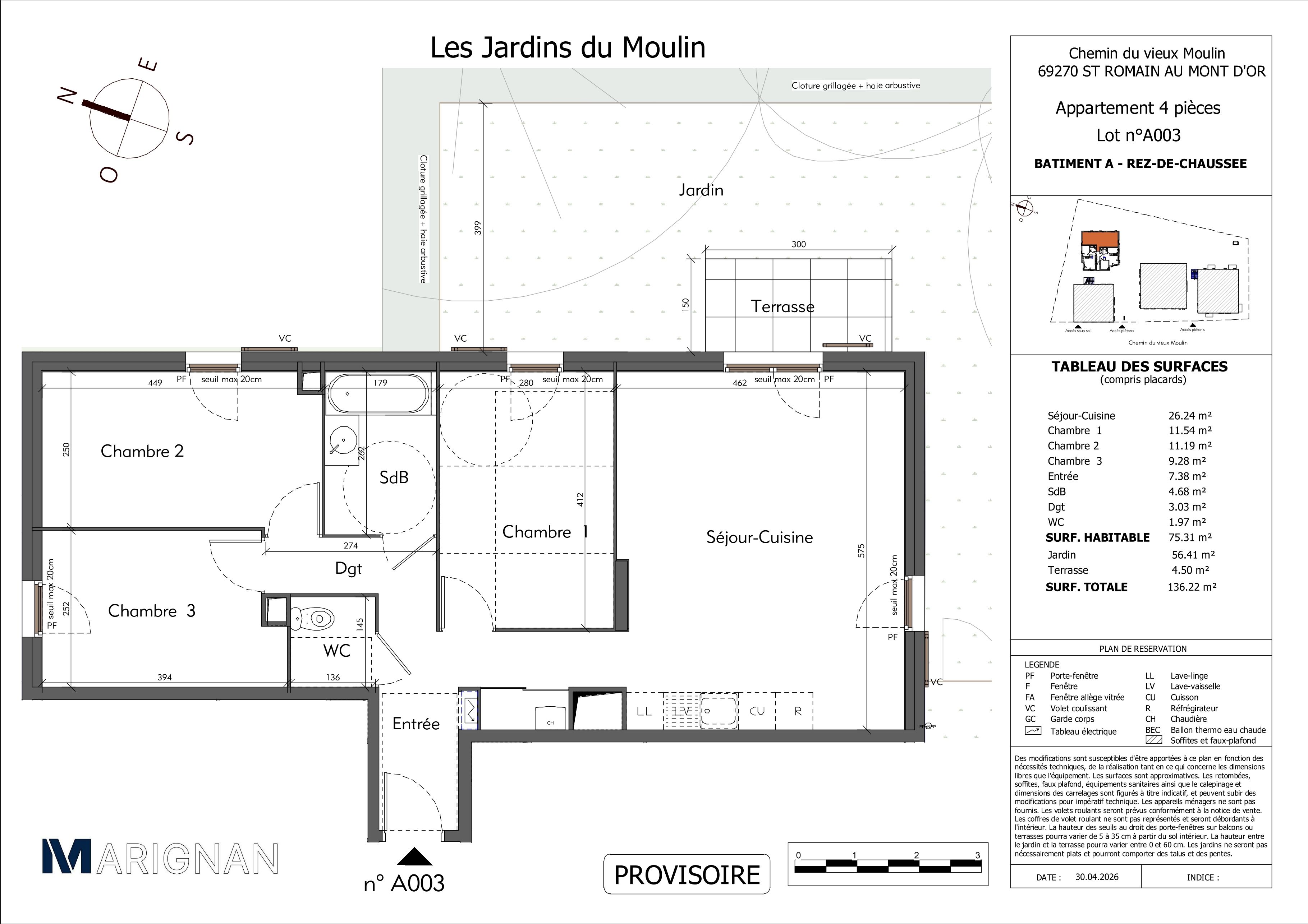 Les Jardins du Moulin - T4